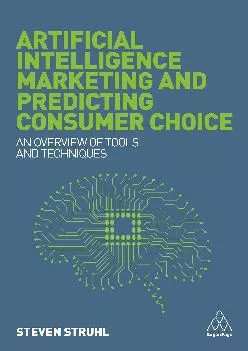 [READ] -  Artificial Intelligence Marketing and Predicting Consumer Choice: An Overview
