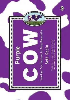 [READ] -  Purple Cow: Transform Your Business by Being Remarkable