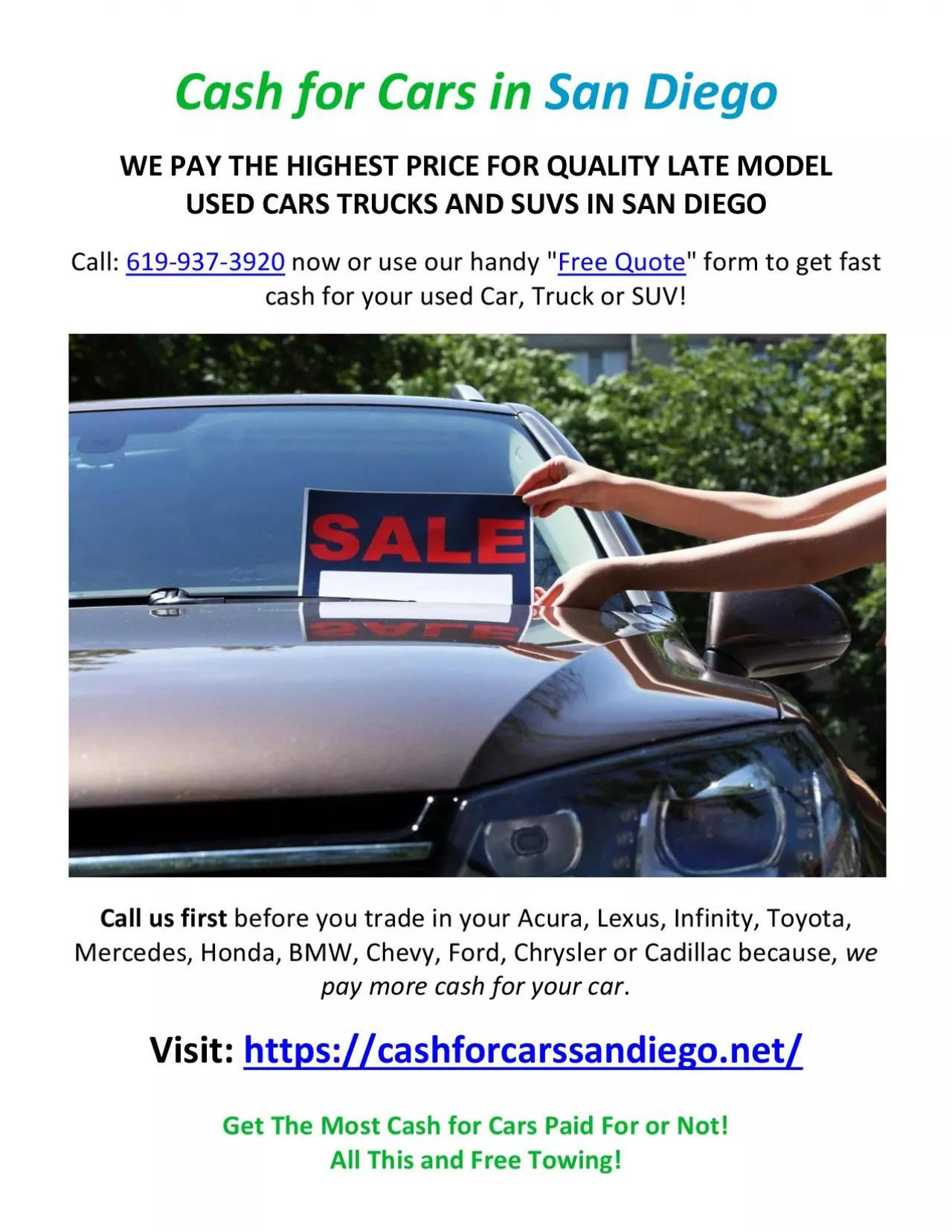 PDF-Cash for Cars in San Diego