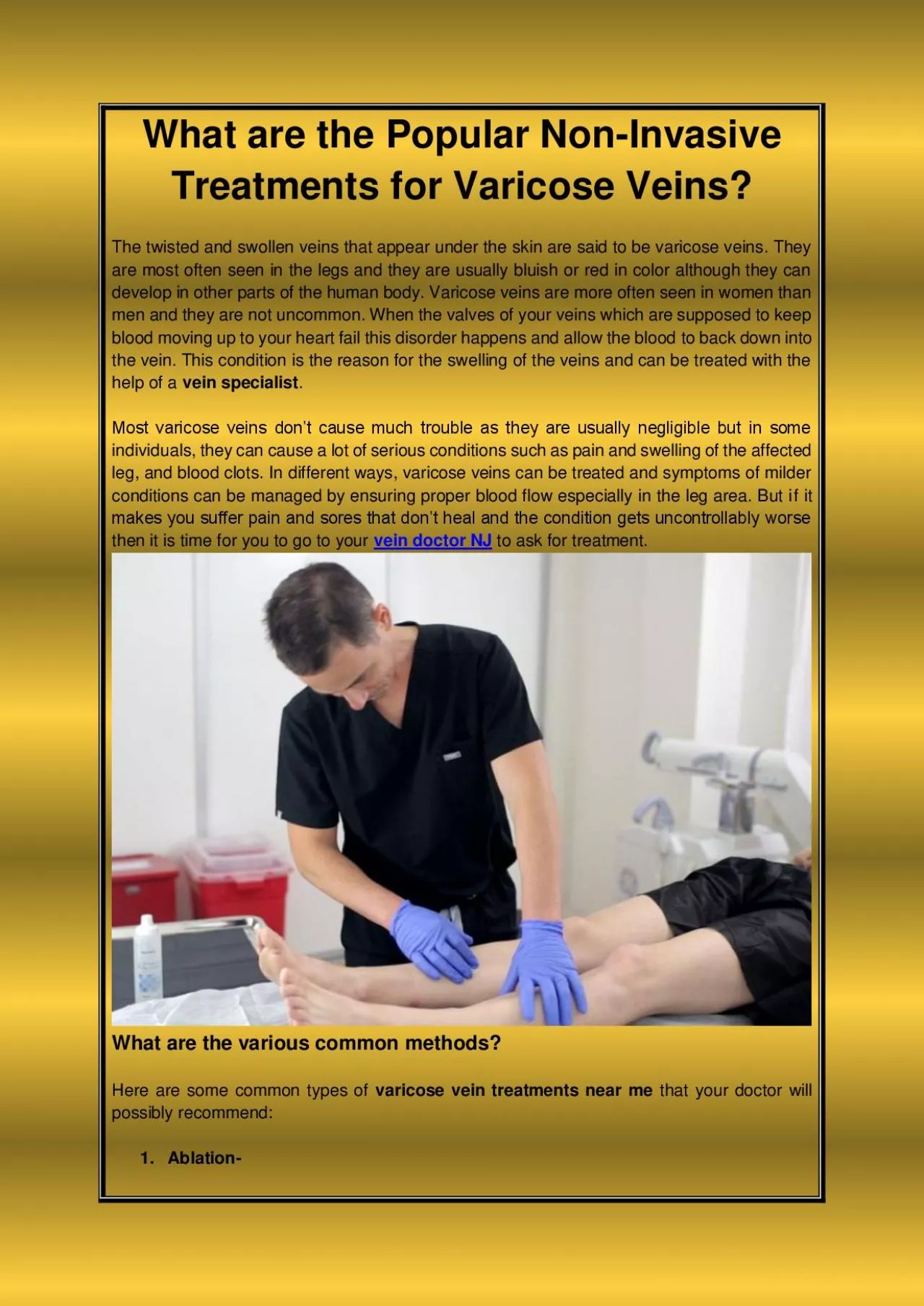 PDF-What are the Popular Non-Invasive Treatments for Varicose Veins?