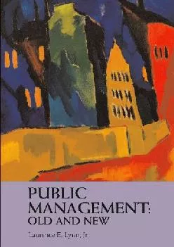 [EPUB] -  Public Management: Old and New