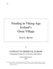 Feuding in VikingAge Icelands Great Village Jesse L