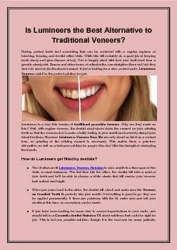 Is Lumineers the Best Alternative to Traditional Veneers?