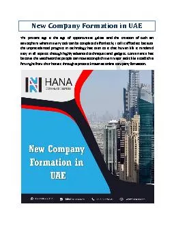 New Company Formation in UAE
