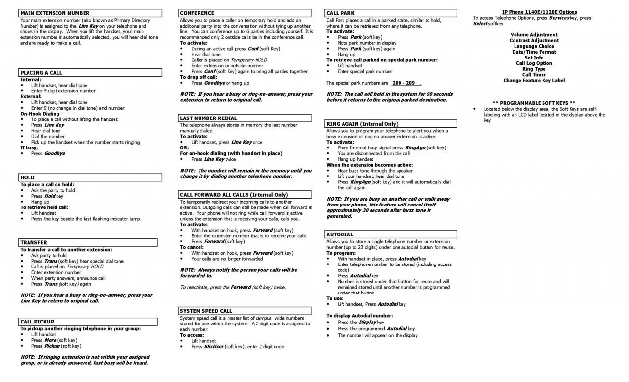 PDF-MAIN EXTENSION NUMBER