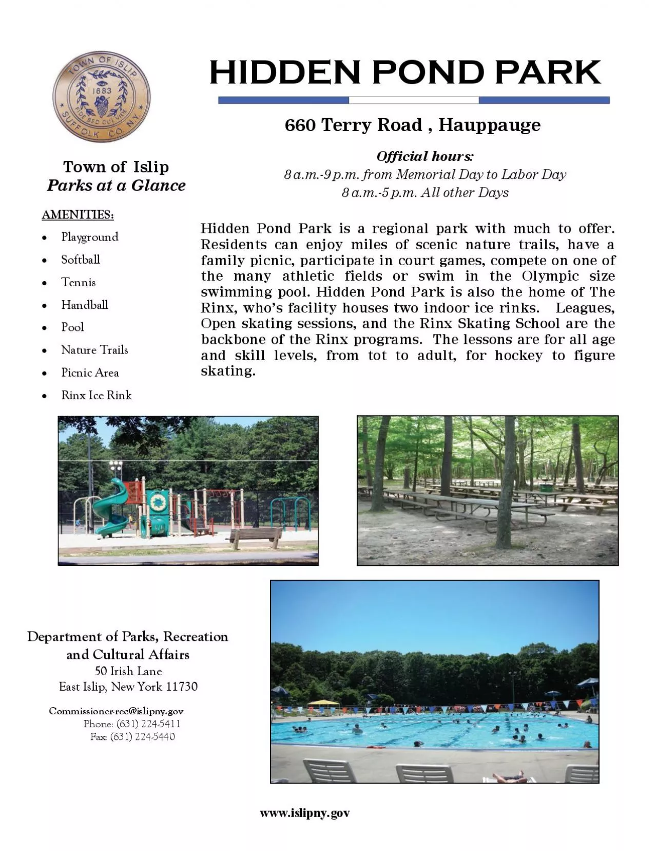 PDF-HIDDEN POND PARK