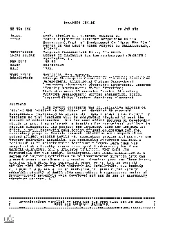 DOCUMENT RESUMEED 194 516SP 017 070AUTHORRuch Charles P Chester Candac