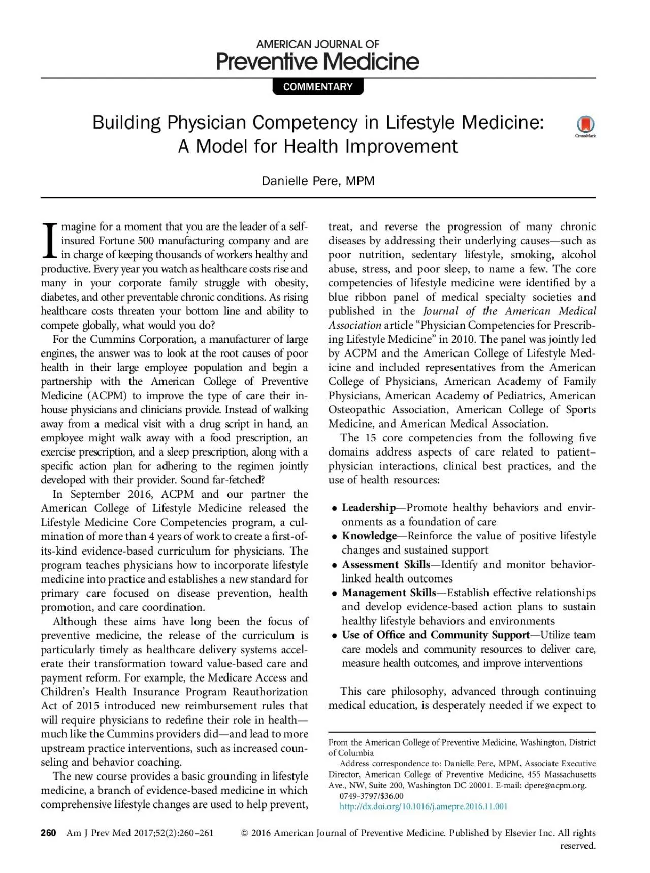 PDF-COMMENTARYBuildingPhysicianCompetencyinLifestyleMedicineAModelforHealt