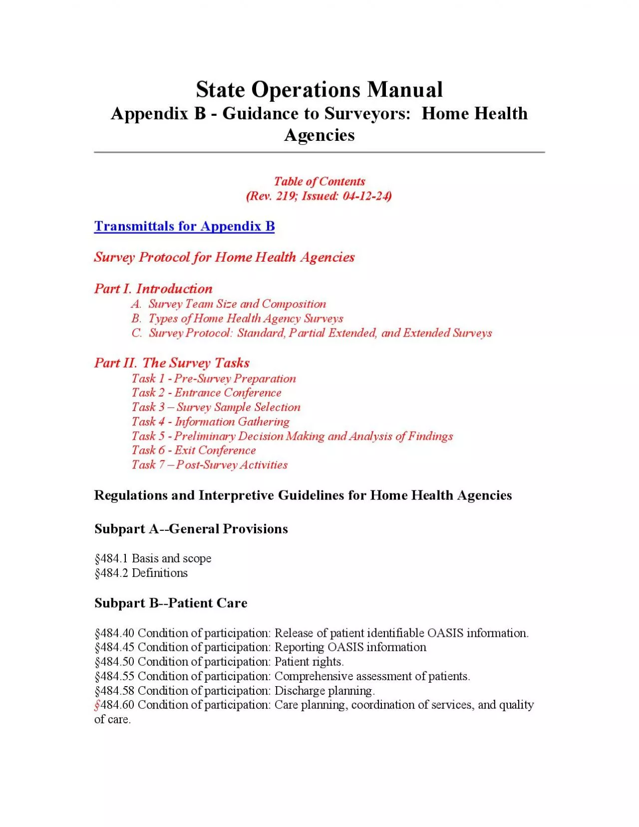 PDF-State Operations ManualAppendix B Guidance to Surveyors Home Health A