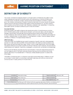 DEFINITION OF DIVERSITYThe concept of diversity encompasses respect fo