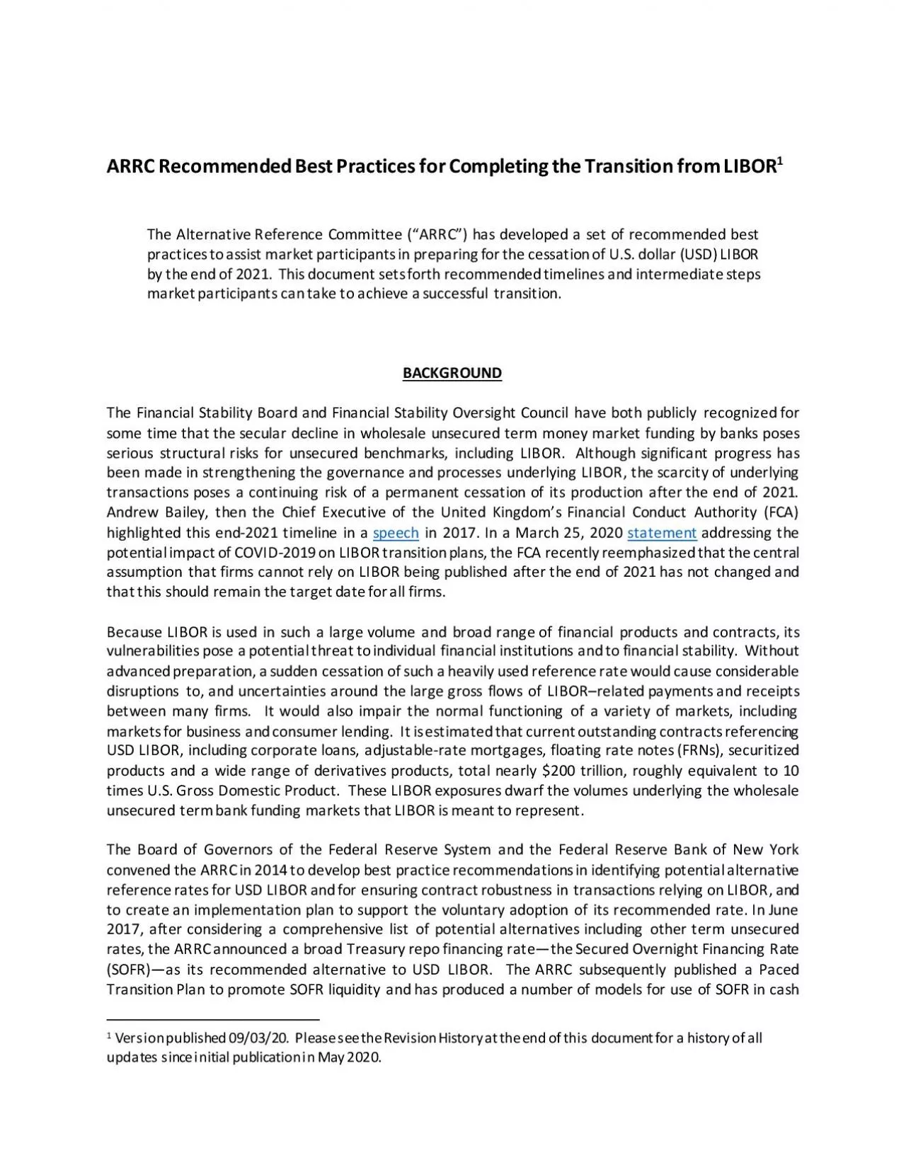 PDF-ARRC Recommended Best Practices for Completing the Transition from LIB