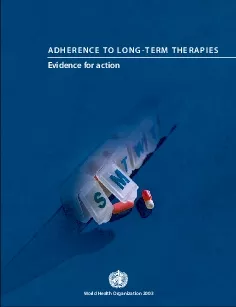 PDF-ADHERENCE TO LONGTERM THERAPIESEvidence for action