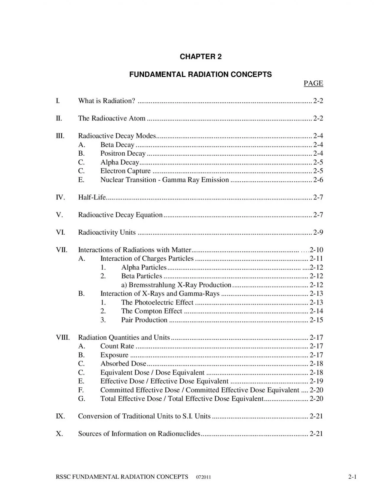 PDF-RSSC FUNDAMENTAL RADIATION CONCEPTS