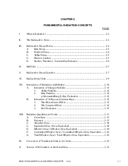 RSSC FUNDAMENTAL RADIATION CONCEPTS