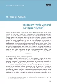 InterviewwithGeneralSirRupertSmithGeneralSirRupertSmithservedintheBrit