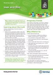 Lies and bs Parent Easy Guide  When children dont tell
