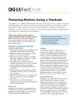 Protecting Workers during a Pandemic