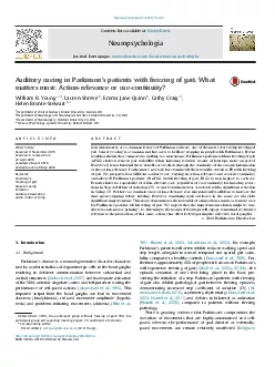 AuditorycueinginParkinsonspatientswithfreezingofgaitWhatmattersmostAct