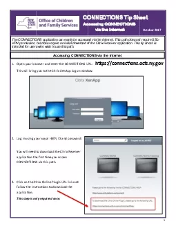 PDF-CONNECTIONS Tip Sheet