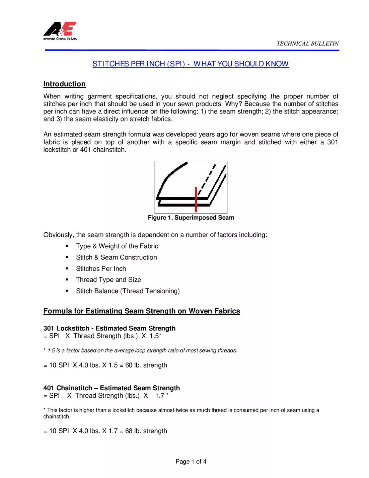 PDF-TECHNICAL BULLETIN Page 1 of 4