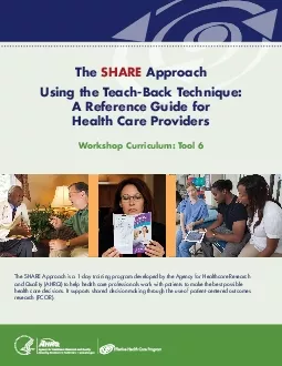 ApproachUsing the TeachBack TechniqueHealth Care Providers