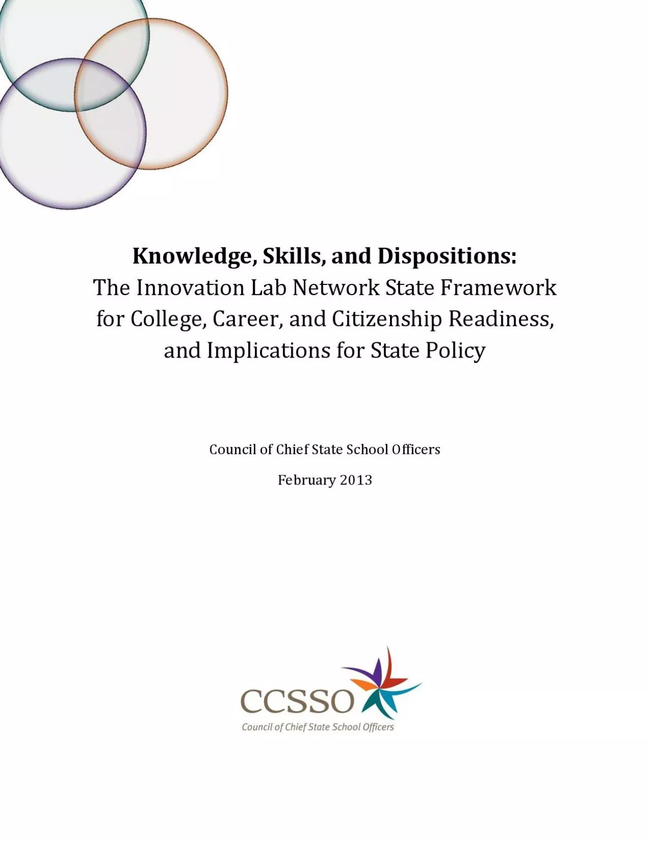 PDF-Knowledge Skills and Dispositions