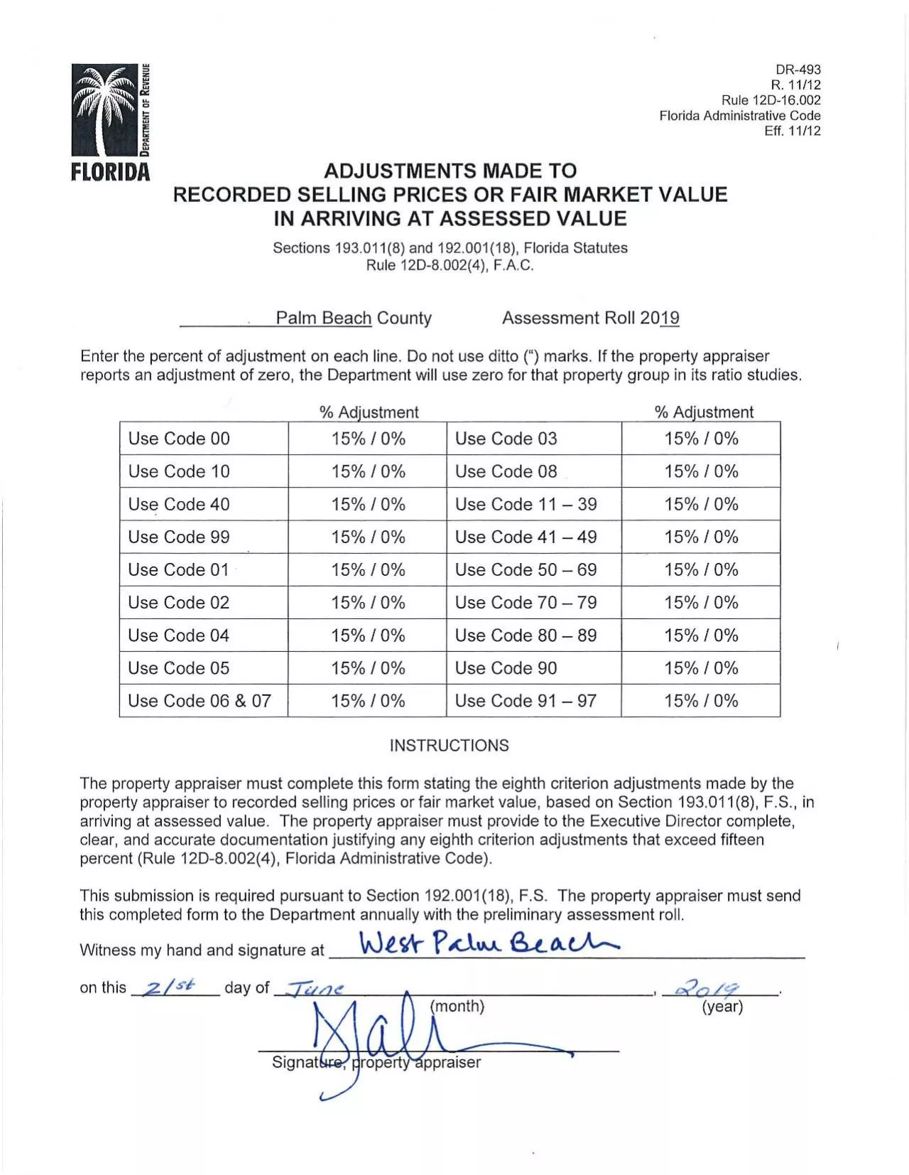 PDF-j u 0 ffi I Cl FLORIDA ADJUSTMENTS