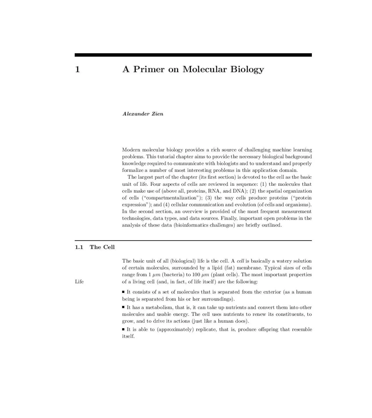 PDF-exanderZienModernmolecularbiologyprovidesarichsourceofchallengingmachi