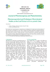 ISSN   ZDBNumber  IC Journal No  Journal of Pharmacogn