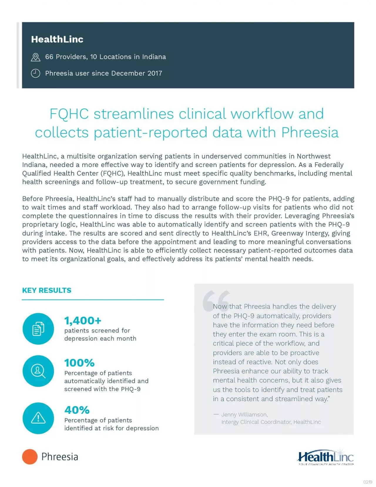 PDF-FQHC streamlines clinical workx0066006Cow and