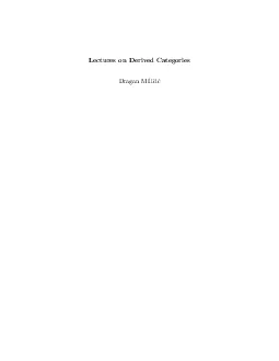 PDF-LecturesonDerivedCategoriesDraganMili20ci19c