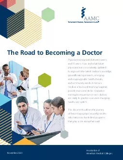 Association of American Medical CollegesThe Road to Becoming a Doctor