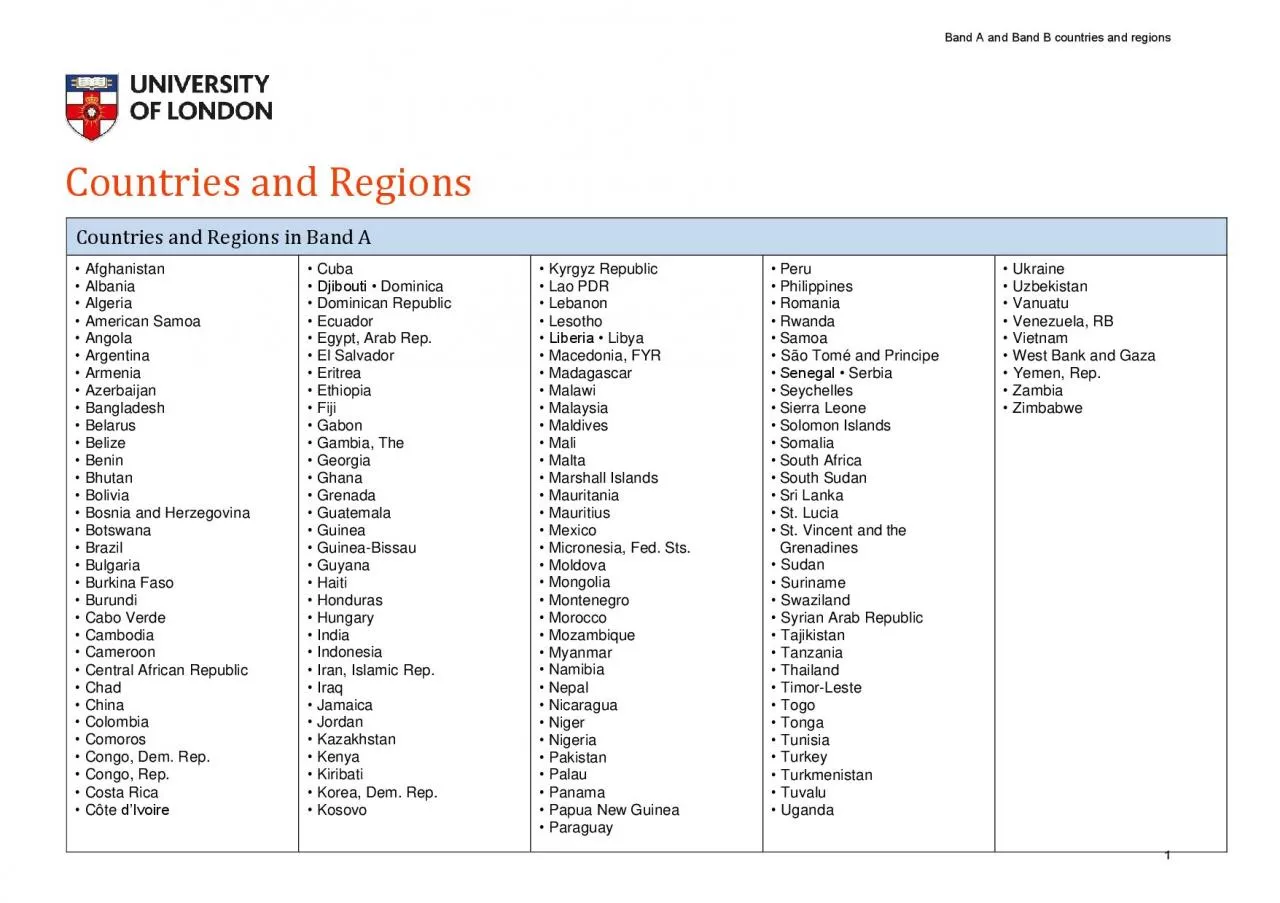 PDF-Countries and Regions