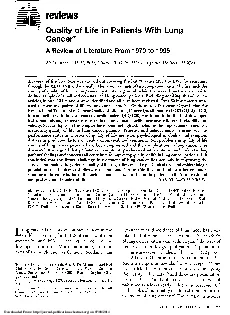 reviewsQualityofLifeinPatientsWithLungCancerAReviewofLiteratureFrom197