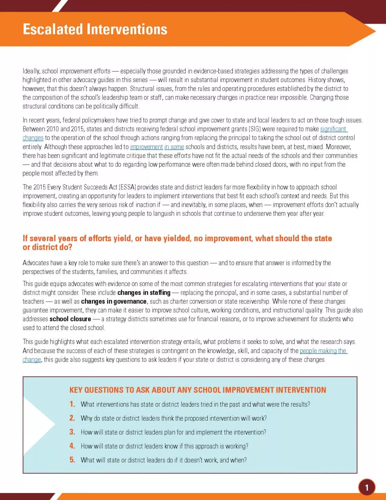 PDF-Ideally school improvement efforts