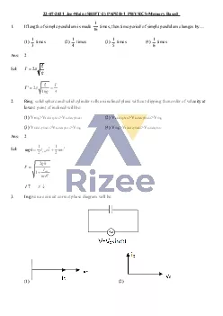 22072021JeeMain SHIFT2 PAPER1PHYSICSMemory Based