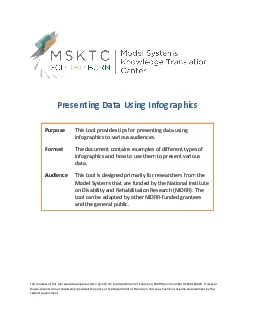 Presenting Data Using Infographics PurposeThis toolprovides tips for p