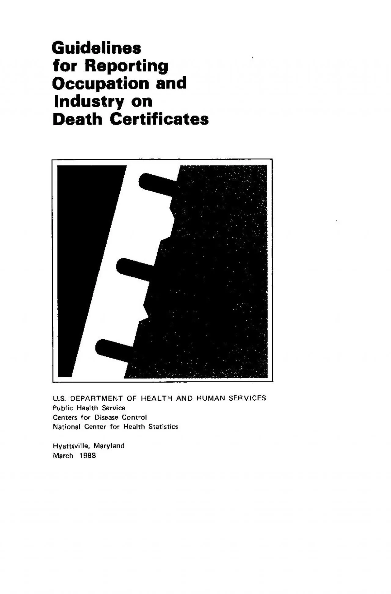 PDF-Guidelines for Reporting Occupation and Industry on Death Certificates