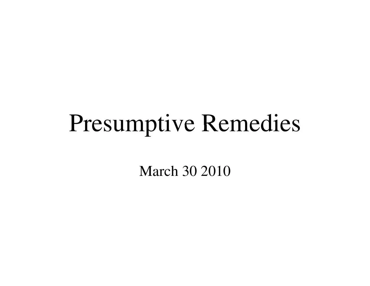 PDF-PresumptiveRemedies