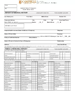 PDF-Inits Updated Yearly if Changes toHealth Status Occur