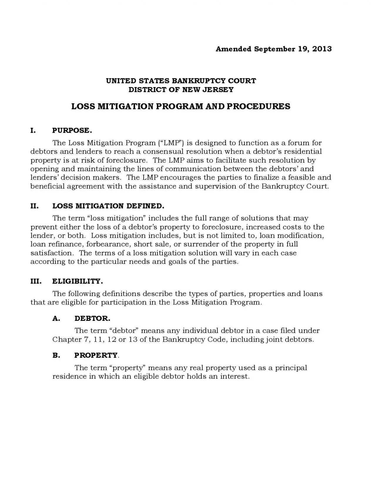 PDF-ANDThe Loss Mitigation Program LMP is designed to function as a forum