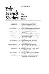 NUMBER  The French Fifties susan weiner  Editors Prefa