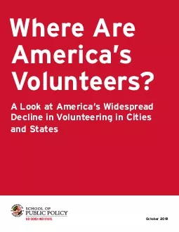 Where Are America146s Volunteers  A Look at America146s Widespread De