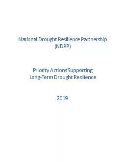 National Drought Resilience Partnership