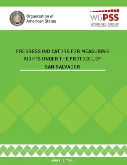 PROGRESS INDICATORS FOR MEASURING