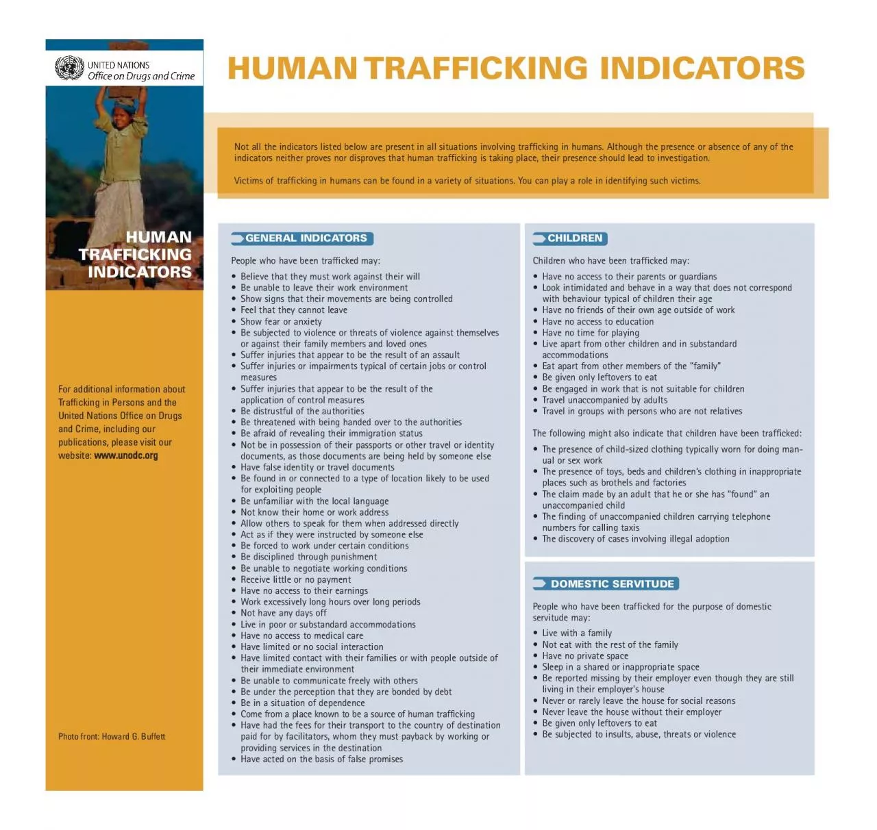 PDF-Victims of trafficking in humans can be found in a variety of situatio