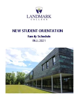 NEW STUDENT ORIENTATION