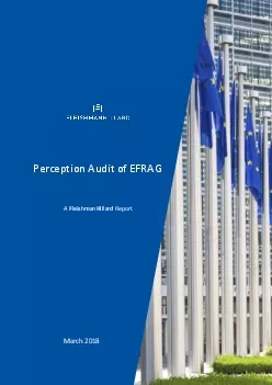 Perception Audit of EFRAG