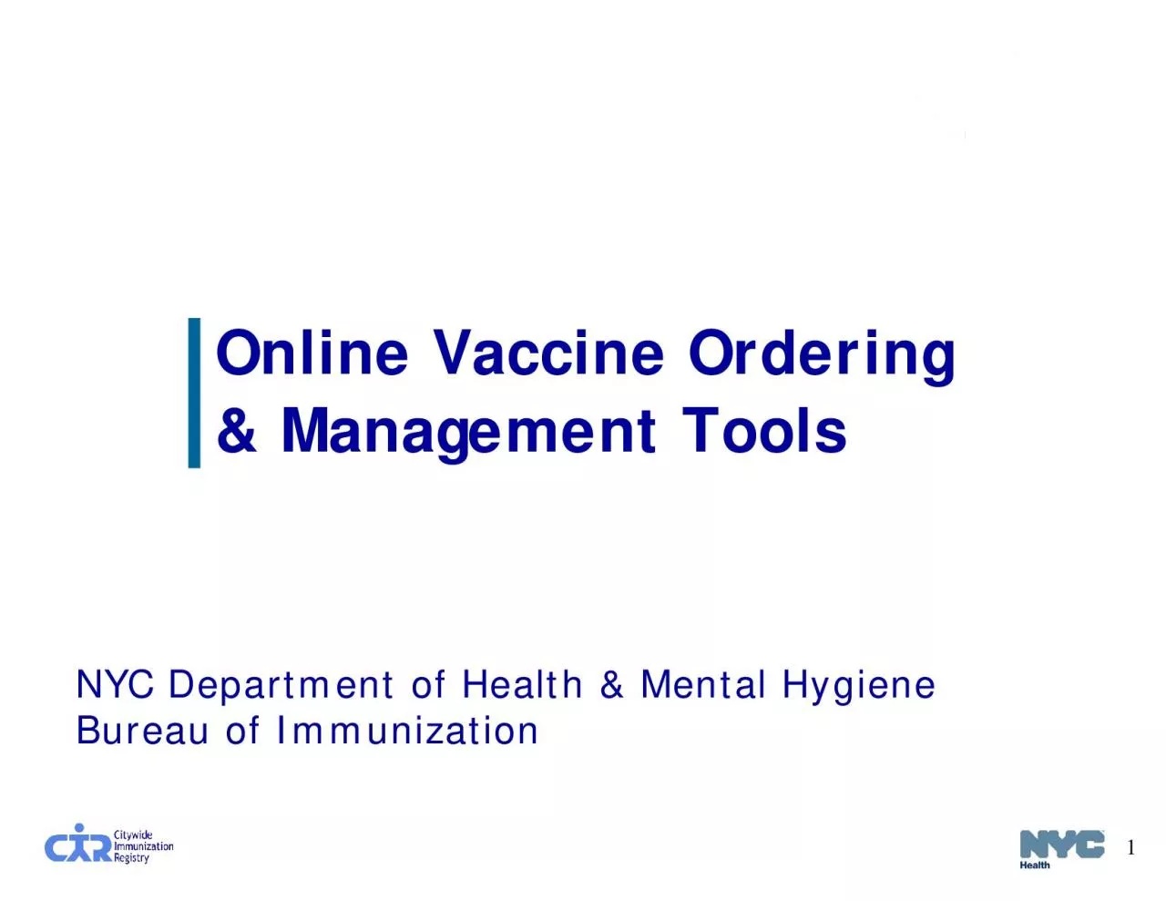 PDF-Online Vaccine Ordering Management Tools