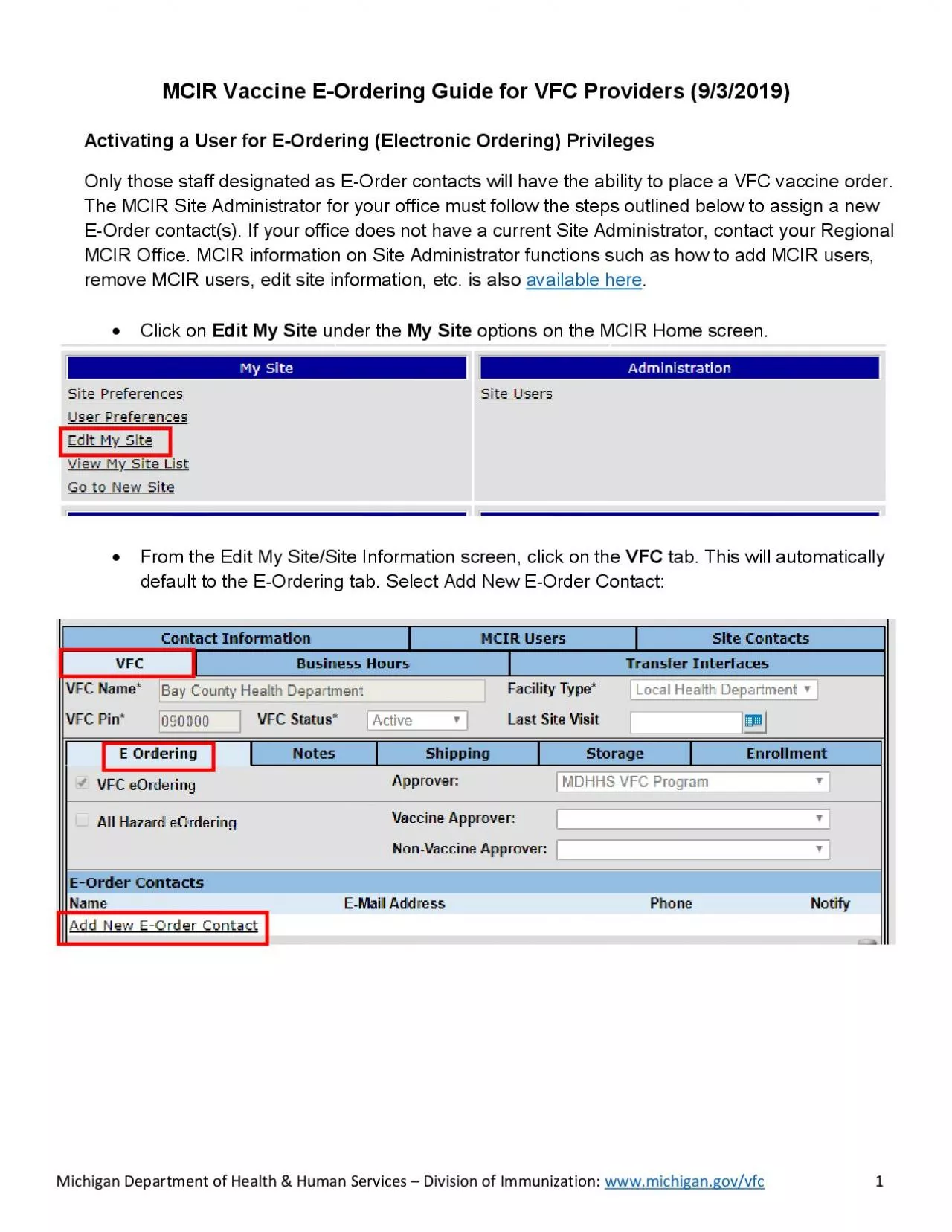 PDF-Michigan Department of Health Human Services vision of Immunizationww